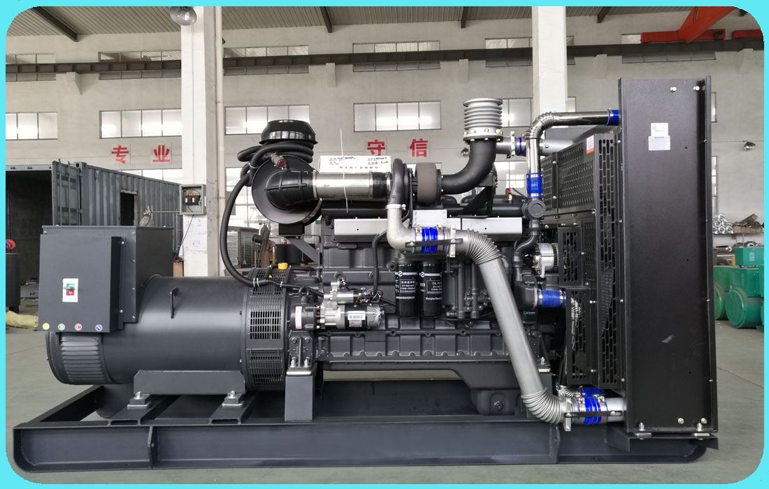主用功率300kw上柴系列柴油發(fā)電機(jī)組調(diào)試完成，發(fā)往客戶的指定地點(diǎn)