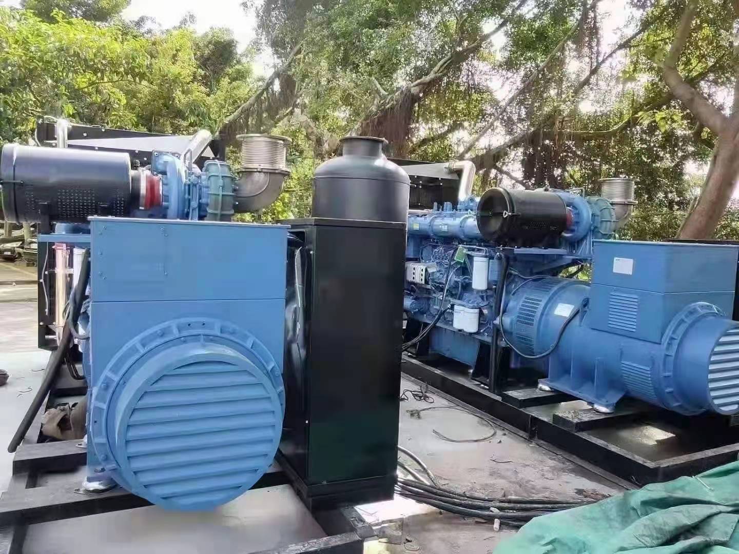 2臺玉柴1000kw柴發并機成功，助力廣州白云區某木業公司，現場順利通過驗收!
