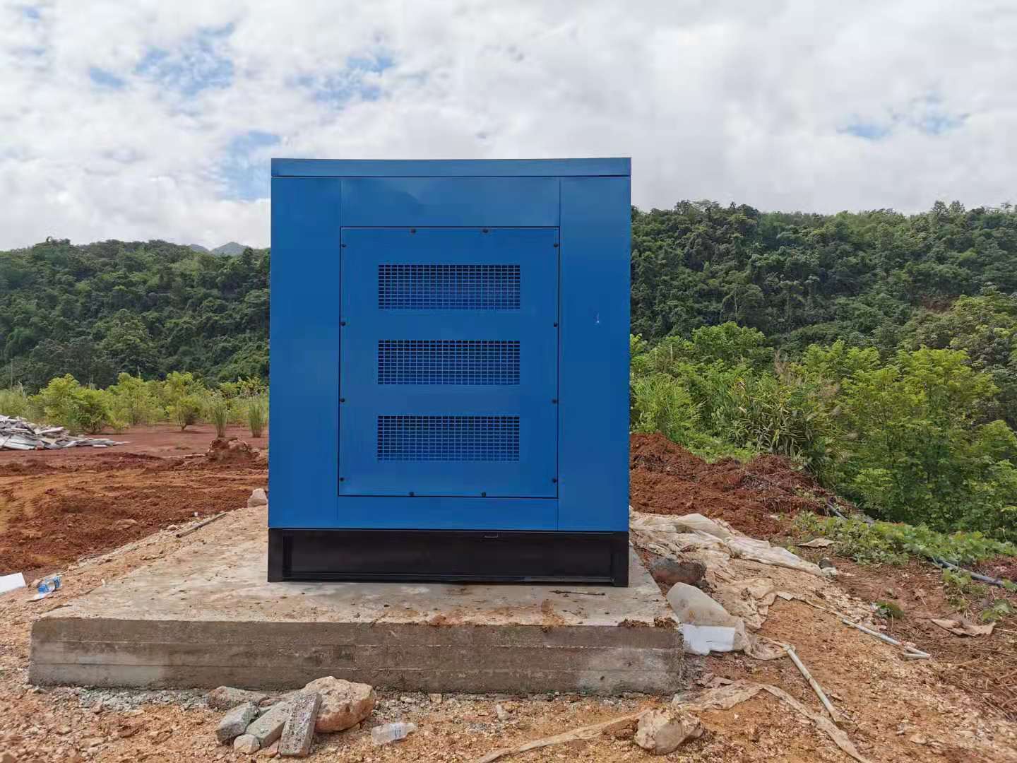 500KW玉柴系列柴油發電機組完美交付！